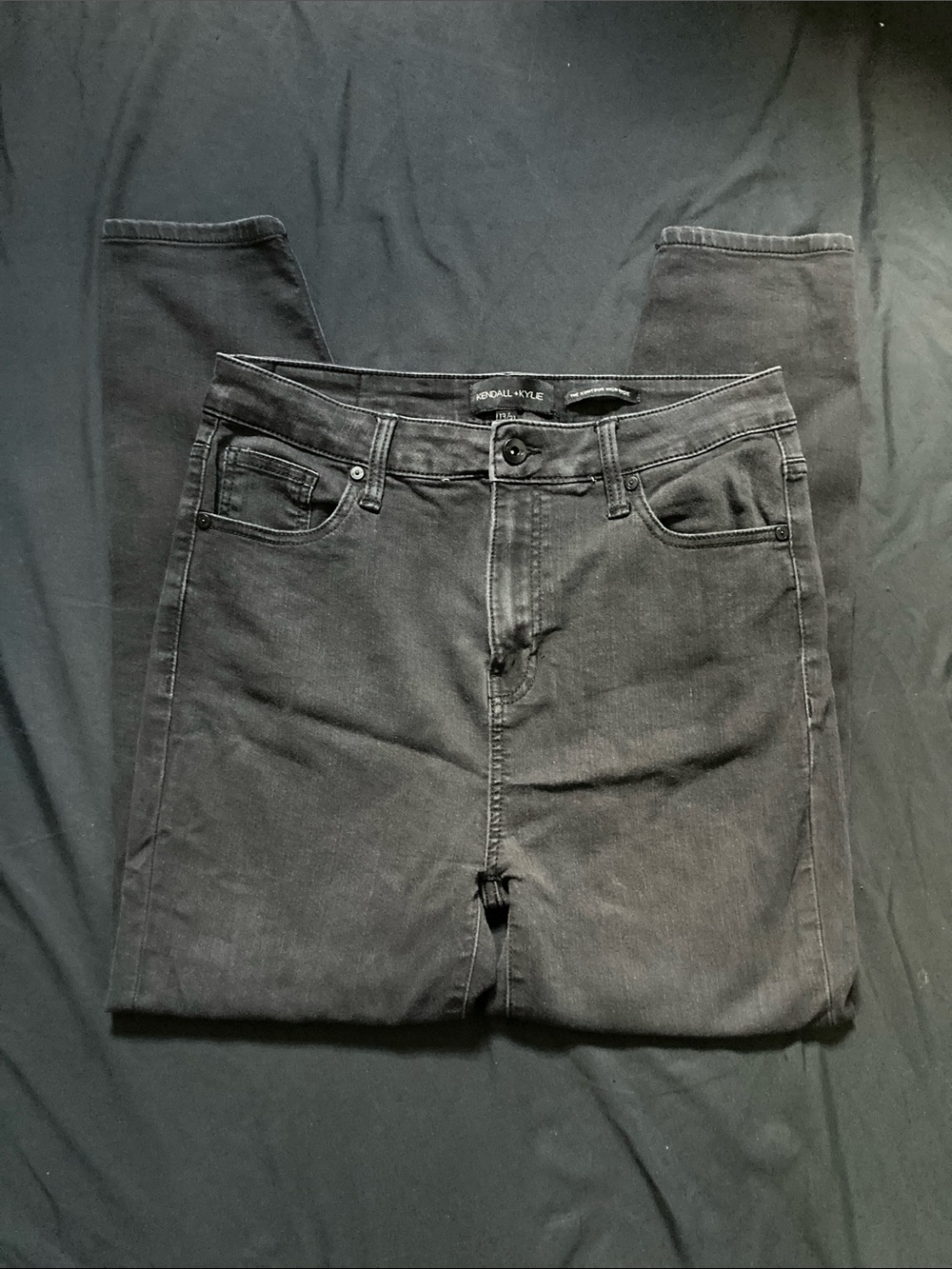 Kendall & Kylie Gray Skinny Jeans Women's Kontour High Rise Size 13 / 31